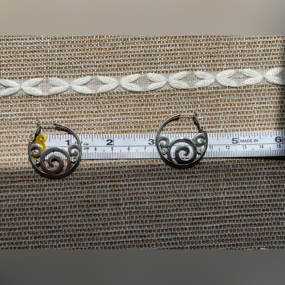 Brighton Leverback Hoop Earrings - Picture 3 of 3